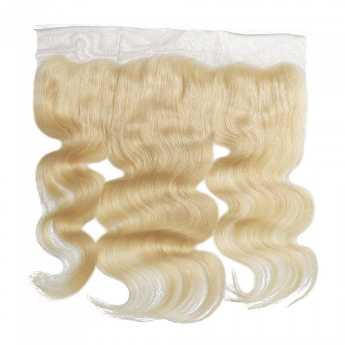 13X4 Lace Frontal Body Wave Swiss Lace #613 Blonde 8-22inch 100% Virgin Human Hair