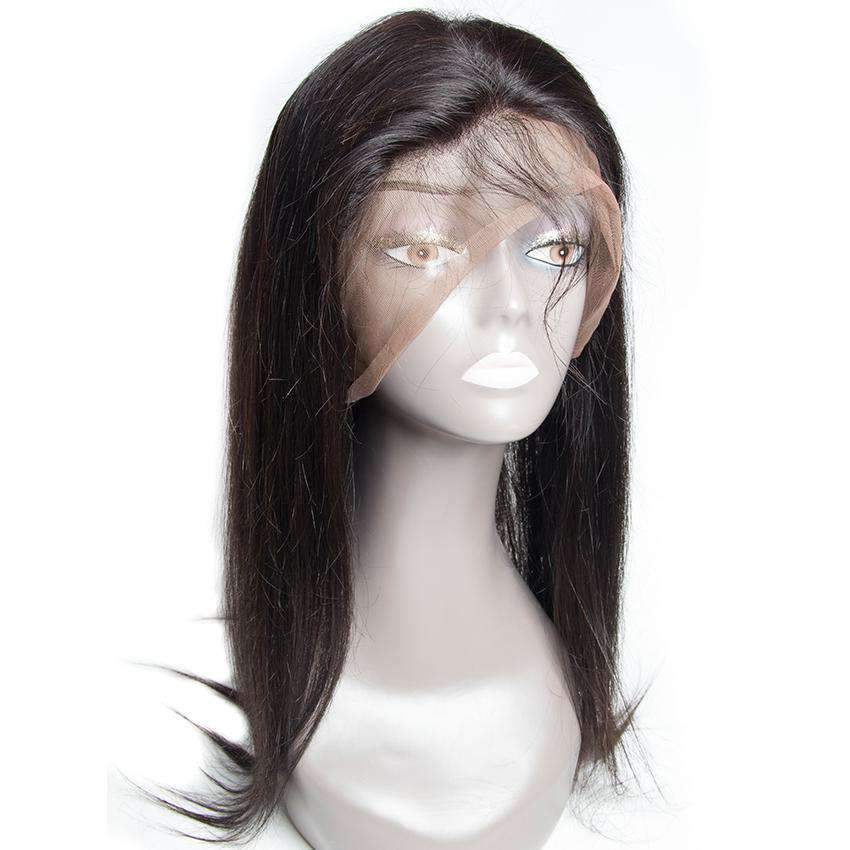 360 Lace Frontal Body Wave Swiss Lace #1B Natural Black 8-20inch 100% Virgin Human Hair