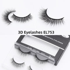 UniHair 3D Eyelashes 2 pairs in pack EL753