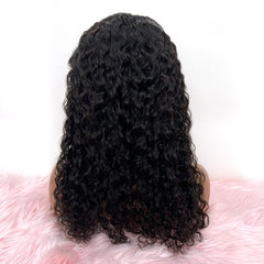 4X4 Lace Closure Wig 180% Density All Textures Human Hair Wig 16-36 Inch #1B Natural Color