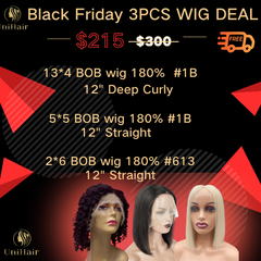 3pcs Black Friday Wig Deal