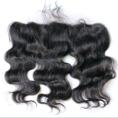 13X4 HD Lace Frontal All Textures HD Lace #1B Natural Black 10-20inch 100% Virgin Human Hair
