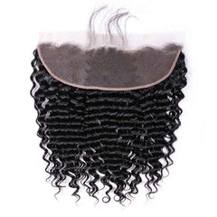 13X4 HD Lace Frontal All Textures HD Lace #1B Natural Black 10-20inch 100% Virgin Human Hair