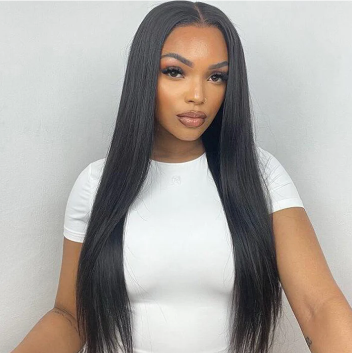 13X6 HD Lace Wig 150% Density All Textures Human Hair Wig 16-30 Inch #1B Natural Color
