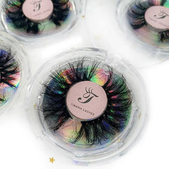 UniHair Custom Label Sticker Self Adhesive Coating Eyelashes Package with OEM LOGO