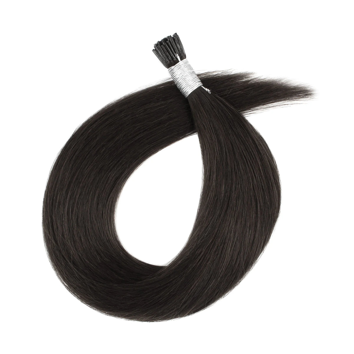I-tip Hair Extension Raw Virgin Hair Straight 18-26inch Dark and Light Color 100grams