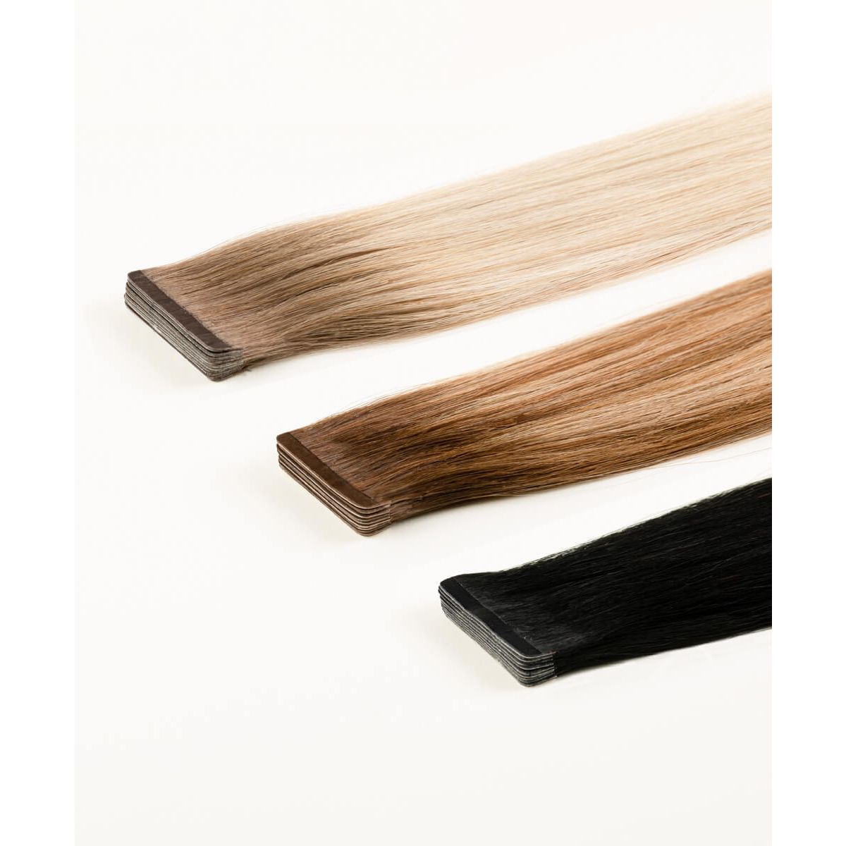 Tape In Hair Extension Raw Virgin Hair Straight 18-26inch Dark and Light Color 50grams