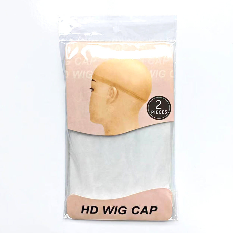 UniHair Stocking Elastic Super Thin Invisible Skin Sheer HD Stocking Wig Cap for Wigs 2pcs in Combo